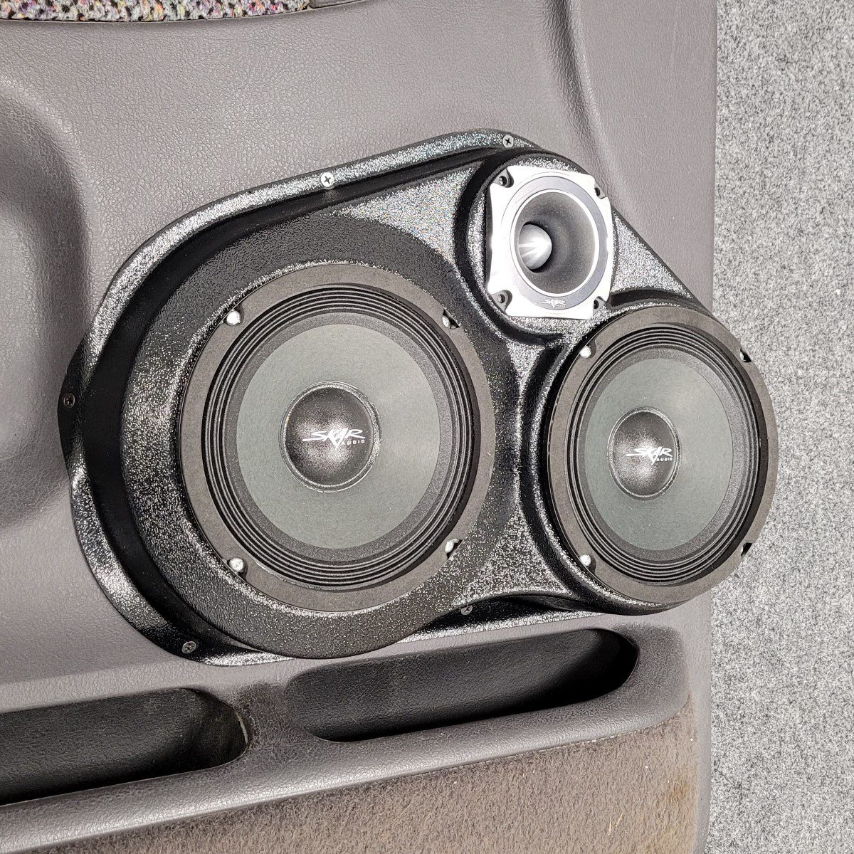 Dual 6.5" + 3.5" Front Door Speaker Pods – 1994–2001 Dodge Ram - Image 3