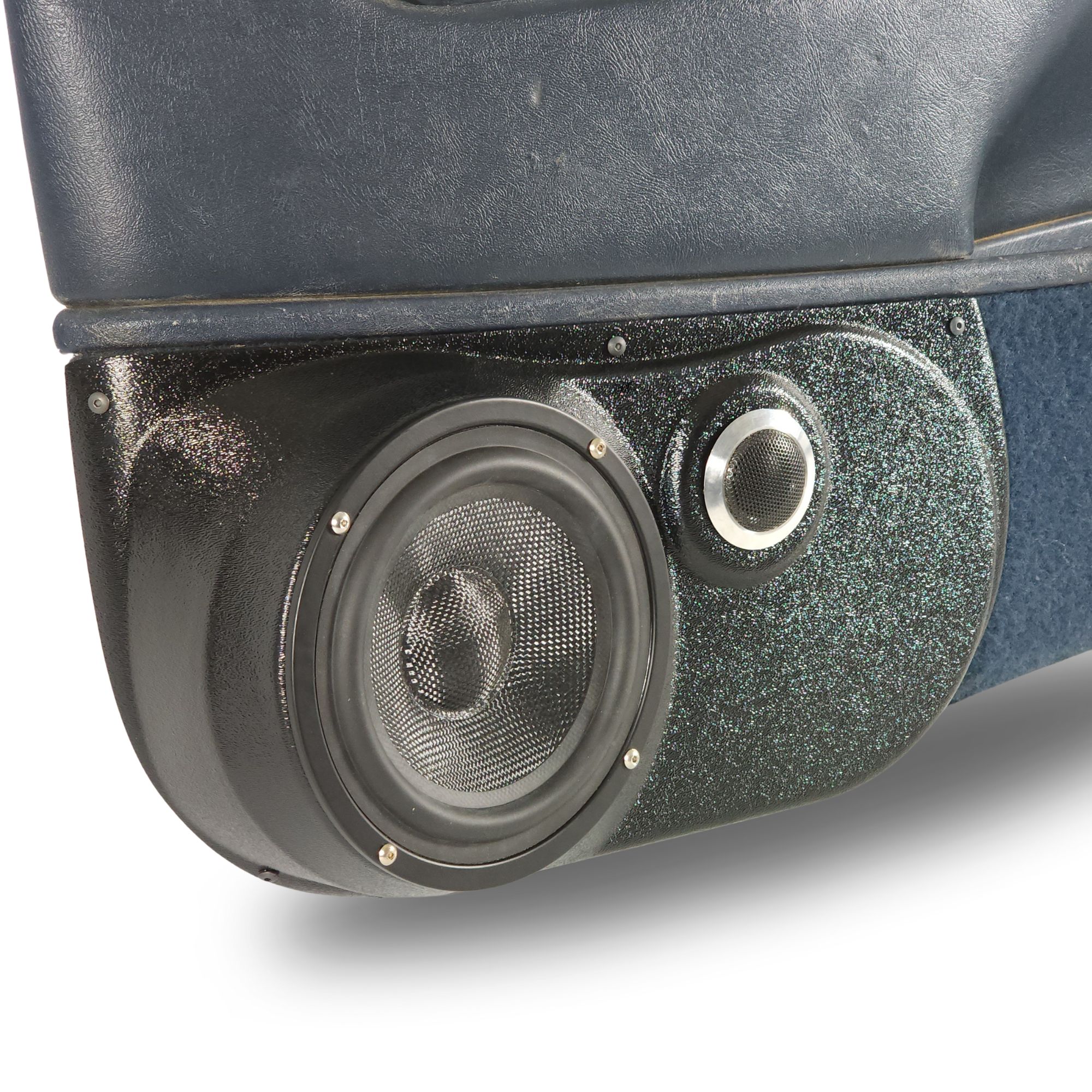 6.5" + 2" Tweeter Front Door Speaker Pods – 1995–1999 Chevrolet Silverado, Suburban & Tahoe • GMC Sierra & Yukon • Cadillac Escalade
