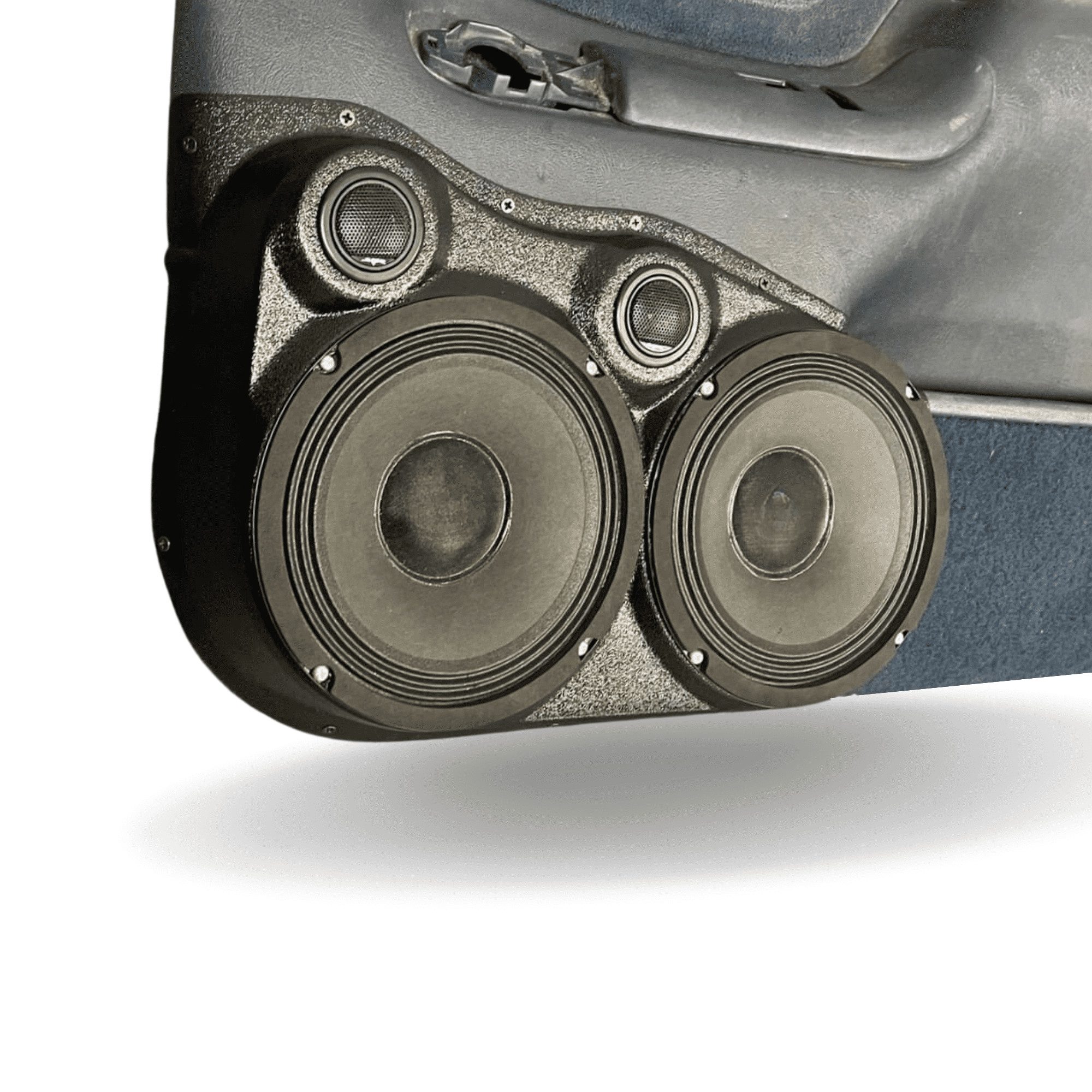 Dual 8" + Dual 2" Tweeter Front Door Speaker Pods – 1995–1999 Chevrolet Silverado, Suburban & Tahoe • GMC Sierra & Yukon • Cadillac Escalade - Image 3