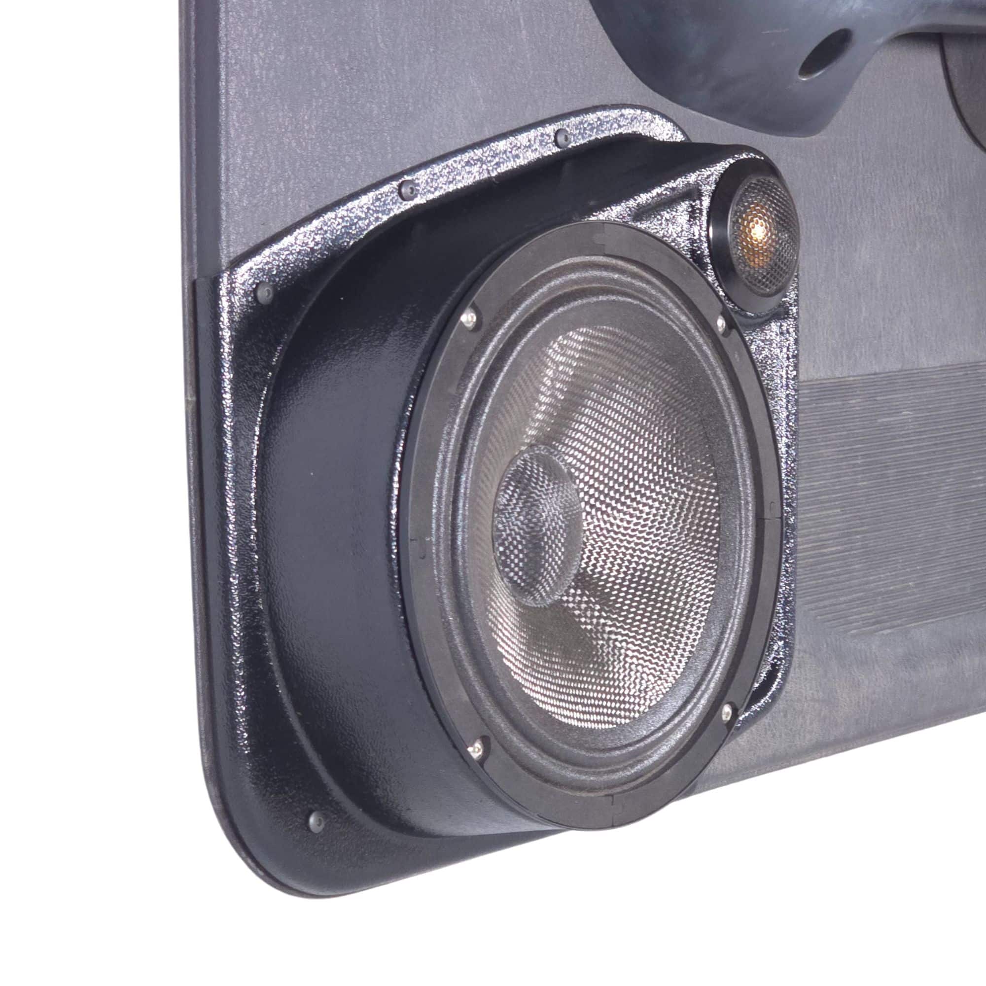 8" + 2" tweeter Front Door Speaker Pods – 1997–2001 Jeep Cherokee - Image 4