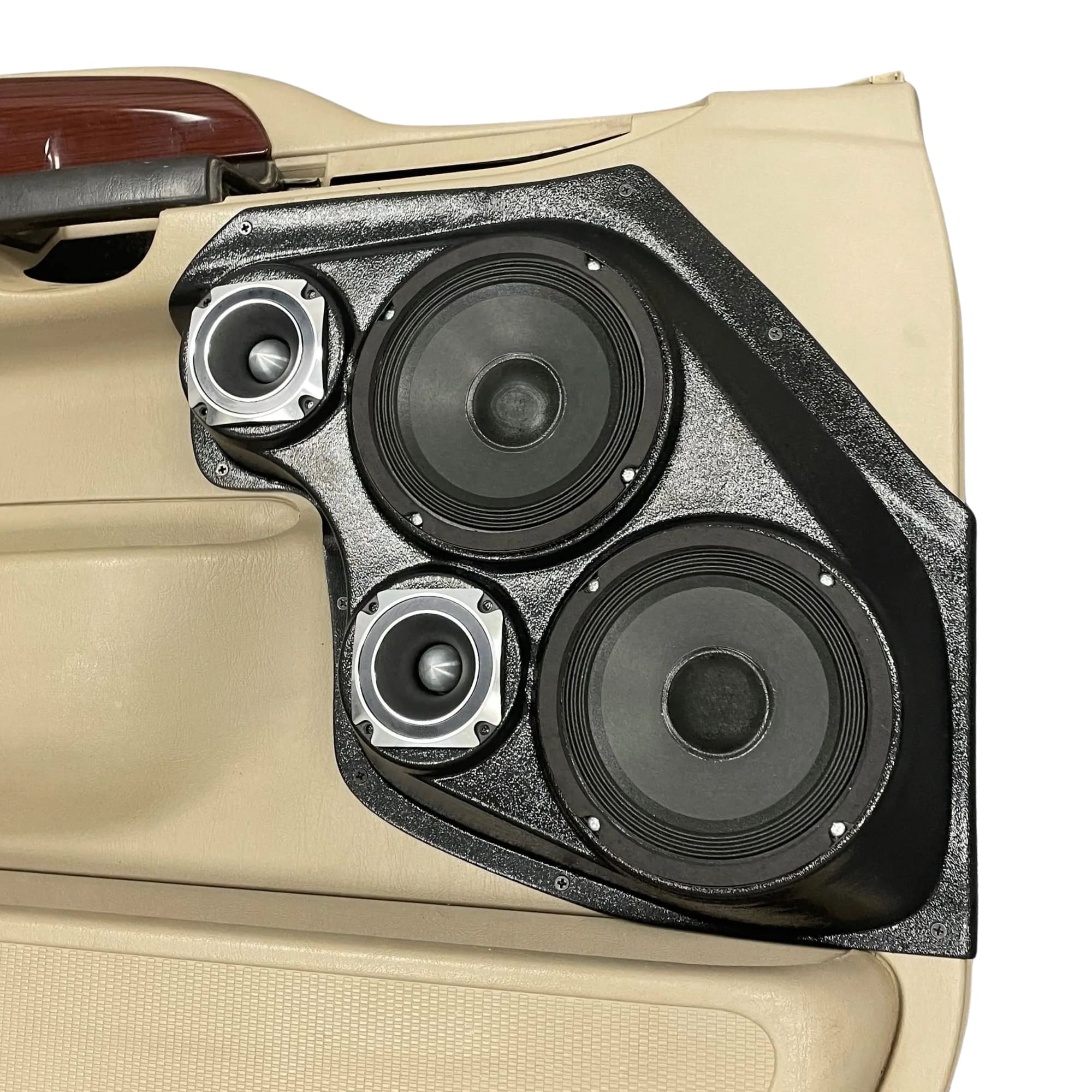 Dual 6.5" + Dual 3.5" Front Door Speaker Pods – 1999–2007 Ford Excursion & F-250 & F-350 - Image 5