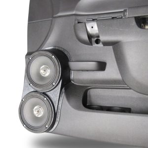 Dual 6.5" Front Door Speaker Pods – 2010–2013 Chevrolet Silverado & GMC Sierra – Lower Handle