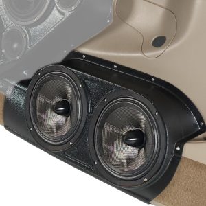 Dual 8" Lower Front Door Speaker Pods – 2000–2006 GM Fullsize Trucks and SUVs – Add-On