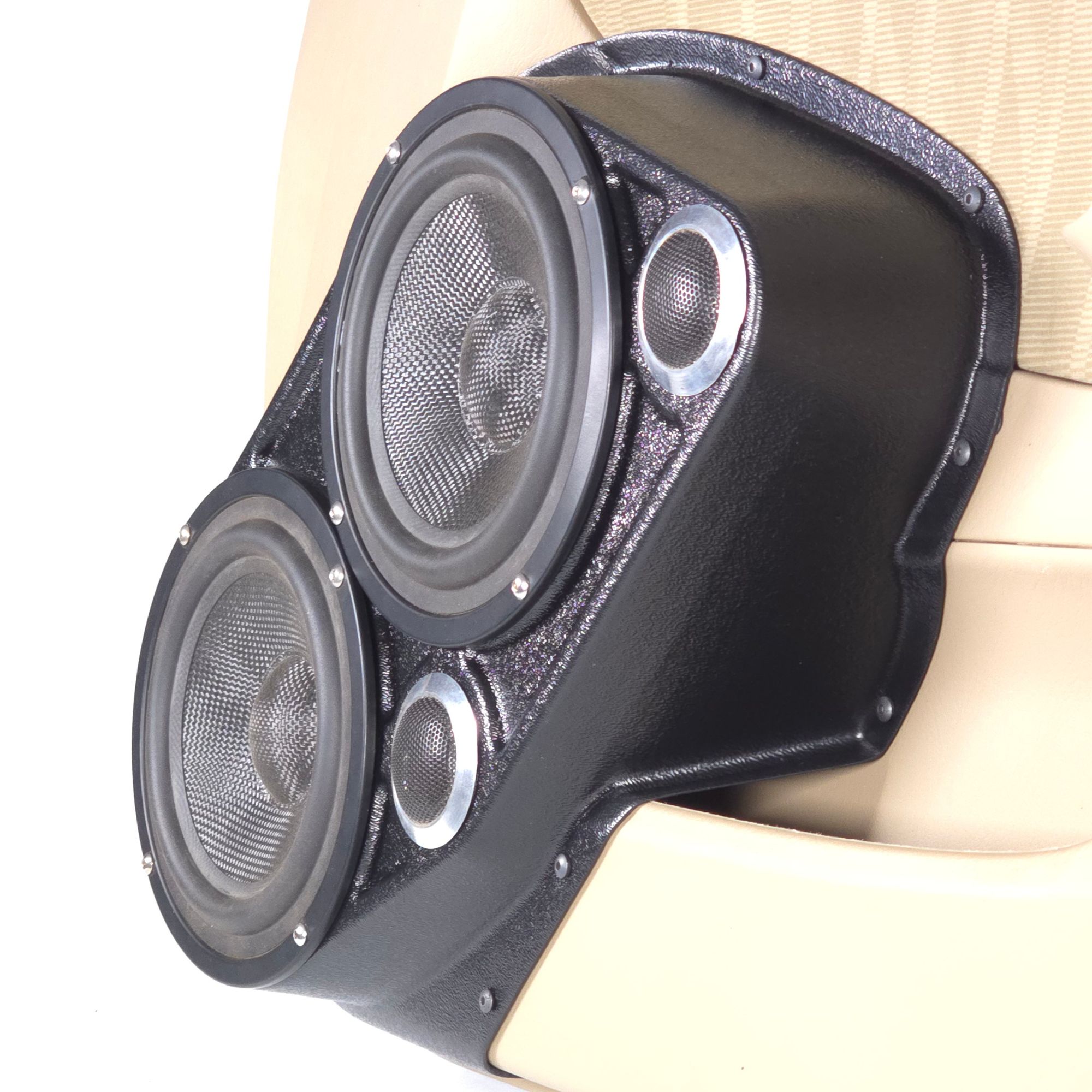 Dual 6.5" + Dual 2" Front Door Speaker Pods – 2001–2005 Honda Civic Sedan – 4-Door - Image 6