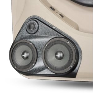 Dual 6.5" + 2" Tweeter Front Door Speaker Pods – 2003–2009 Toyota 4Runner