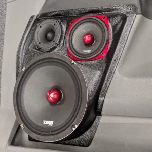 8", 4" + 3.5" Front Door Speaker Pods – 2006–2008 Dodge Ram