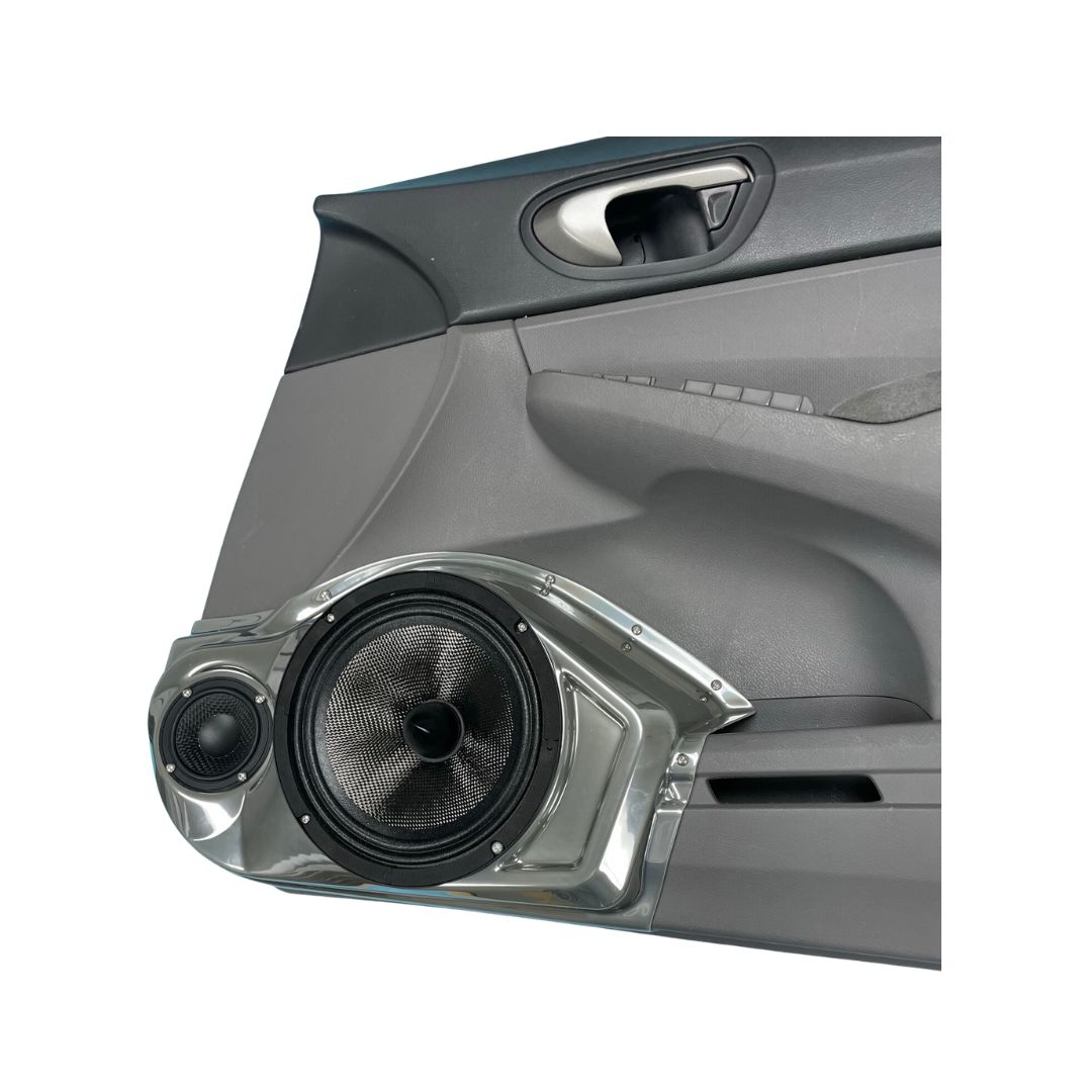 8" + 3.5" Front Door Speaker Pods – 2006–2011 Honda Civic Sedan – 4-Door - Image 2