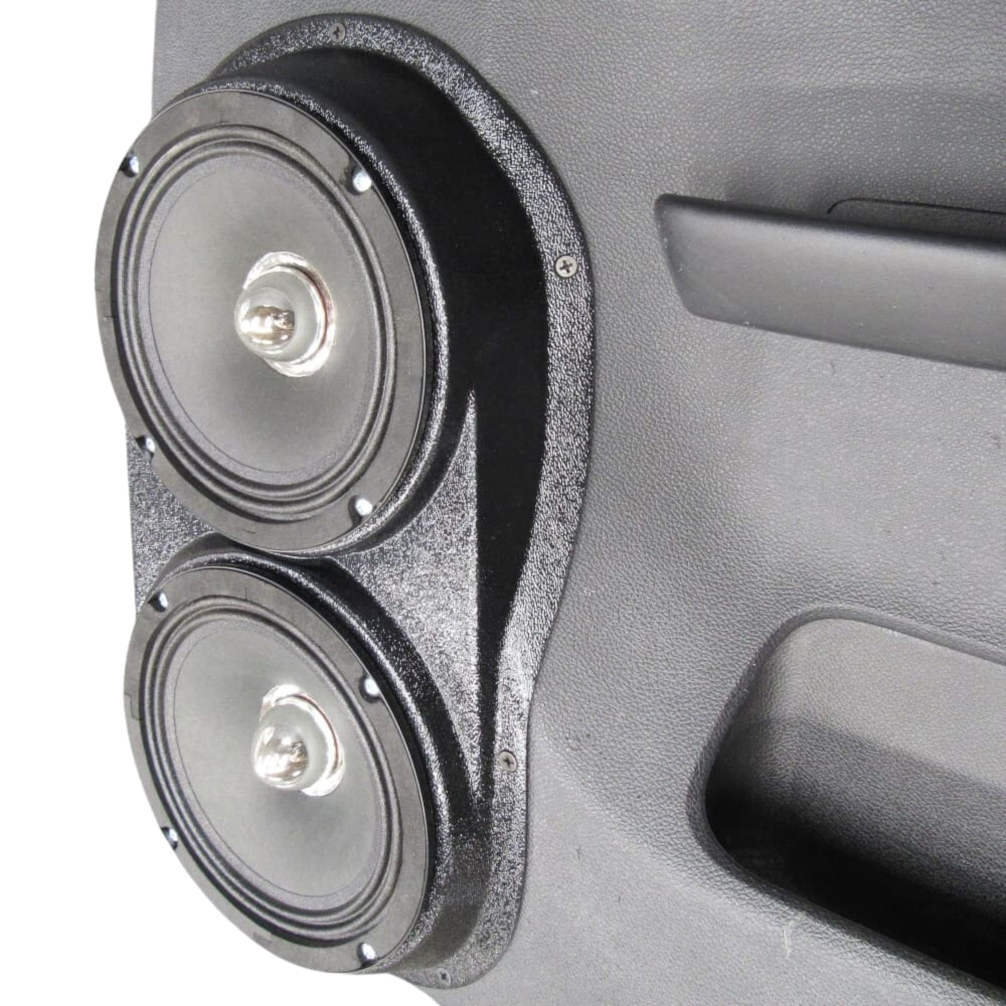 Dual 6.5" Rear Door Speaker Pods – 2007–2013 Chevrolet Silverado & GMC Sierra – Crew Cab - Image 3