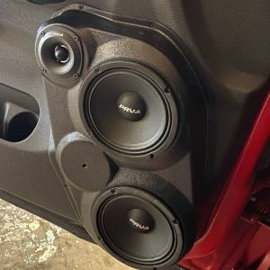 Dual 6.5" + Dual 3.5" Front Door Speaker Pods – 2007–2009 Chevrolet Silverado & GMC Sierra – Lower Handle