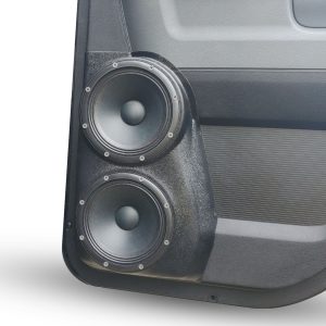 Dual 6.5" Rear Door Speaker Pods – 2009–2018 Dodge Ram • 2019–2024 Dodge Ram Classic • 2019–2025 Dodge Ram 2500 – Quad Cab