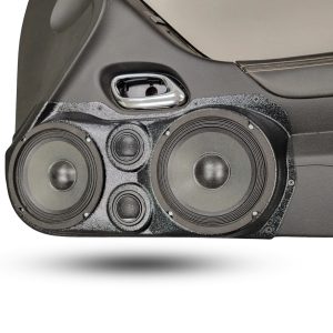 Dual 6.5" + Dual 2" Tweeter Front Door Speaker Pods – 2010–2015 Chevrolet Camaro