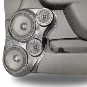 Dual 6.5" + Dual 3.5" Front Door Speaker Pods – 2010–2013 GM Fullsize Pickups • 2010–2014 GM Fullsize SUVs – Upper Handle