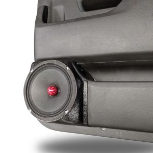 8" Rear Door Speaker Pods – 2014–2018 Chevrolet Silverado & GMC Sierra – Crew Cab, Extended Cab