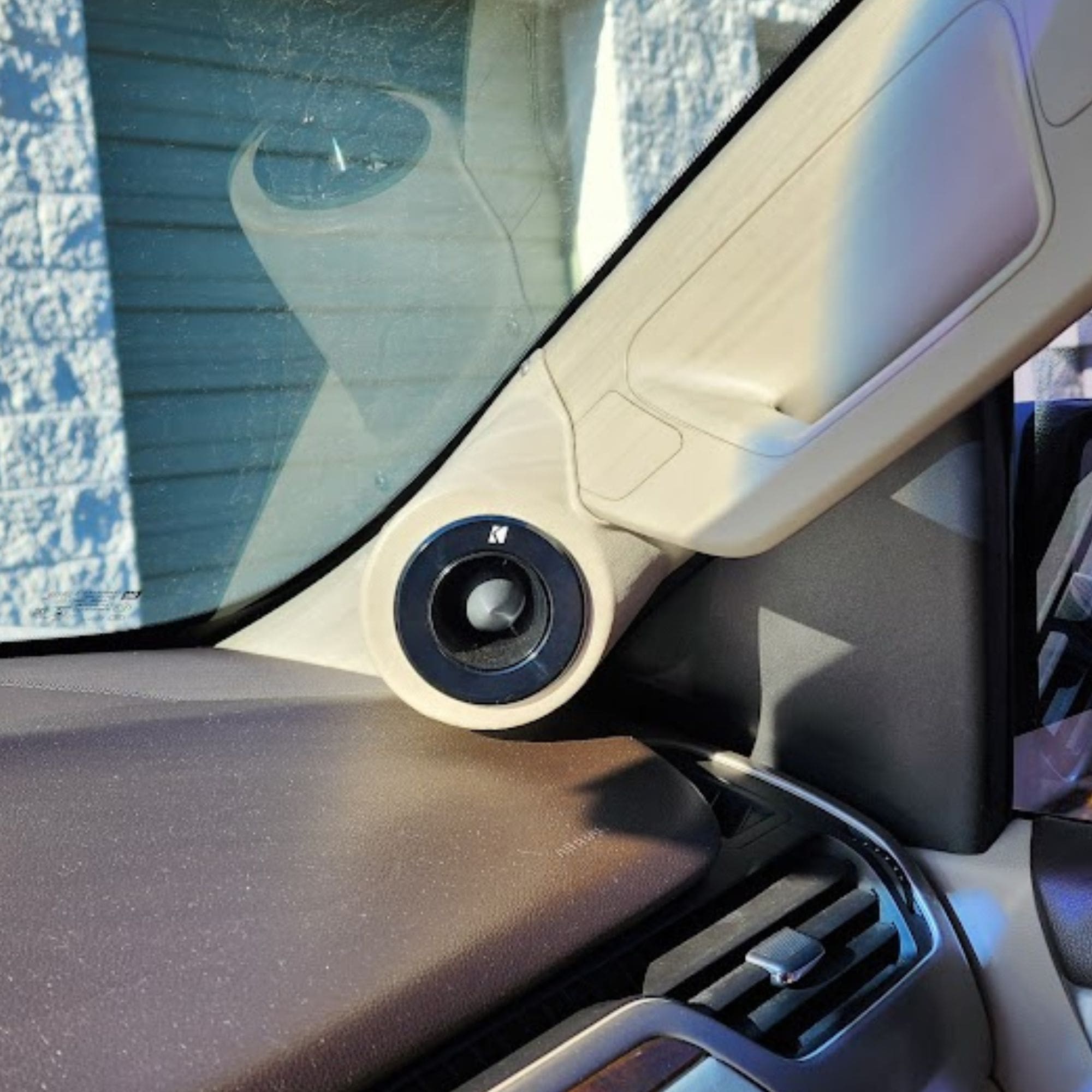 3.5" A-Pillar Speaker Pods – 2015–2020 Chevrolet Suburban & Tahoe • GMC Yukon & Yukon XL – Without Driver Handle - Image 3