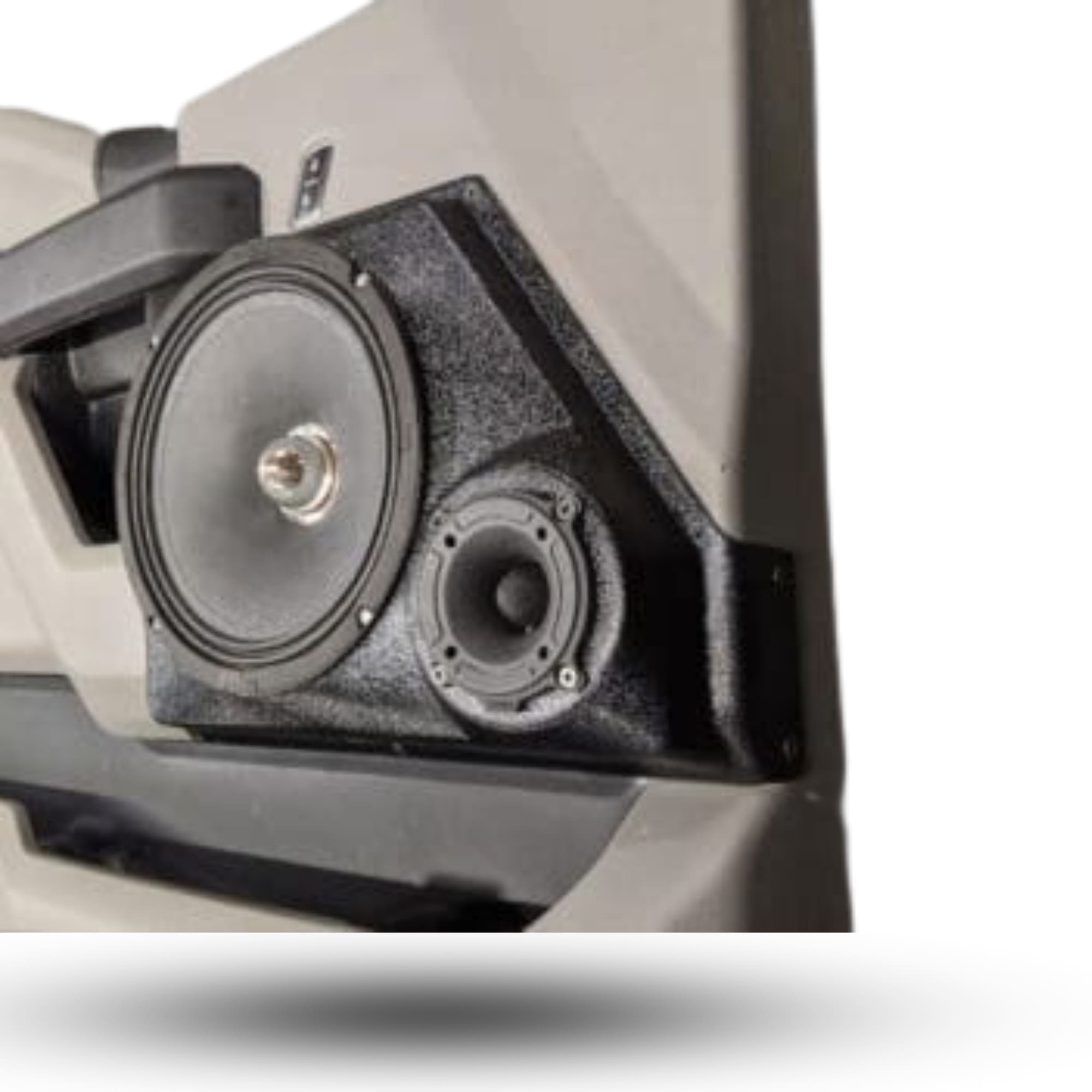 8" + 3.5" Front Door Speaker Pods – 2015–2020 Ford F-150 • 2017–2022 Ford F-250 & F-350 - Image 3
