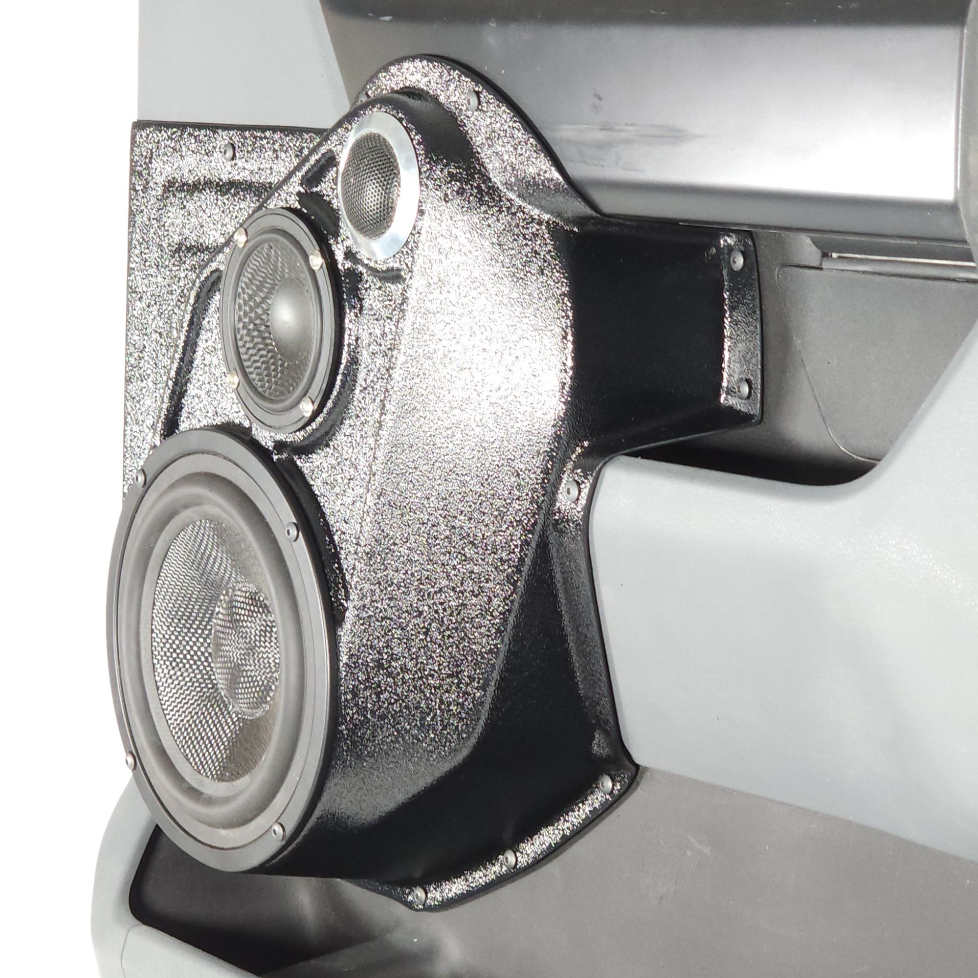 6.5", 3.5" + 2" Tweeter Front Door Speaker Pods – 2021–2026 Ford F-150 • 2023–2026 Ford F-250 & F-350 - Image 6
