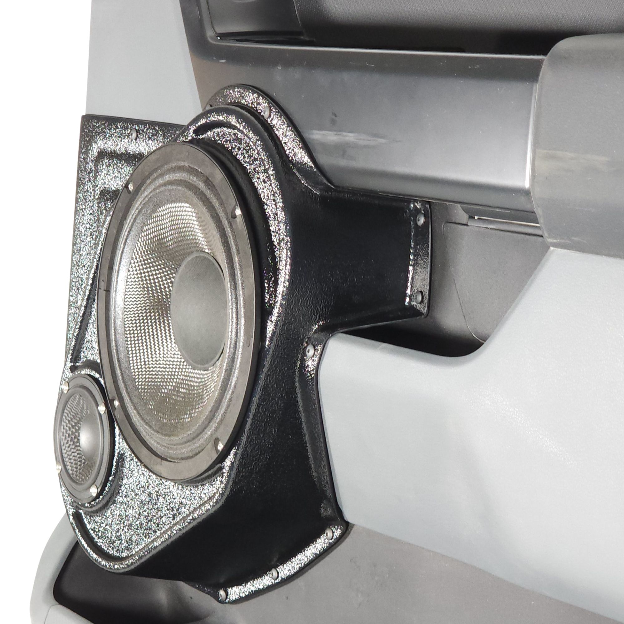8" + 3.5" Front Door Speaker Pods – 2021–2026 Ford F-150 • 2023–2026 Ford F-250 & F-350 - Image 6