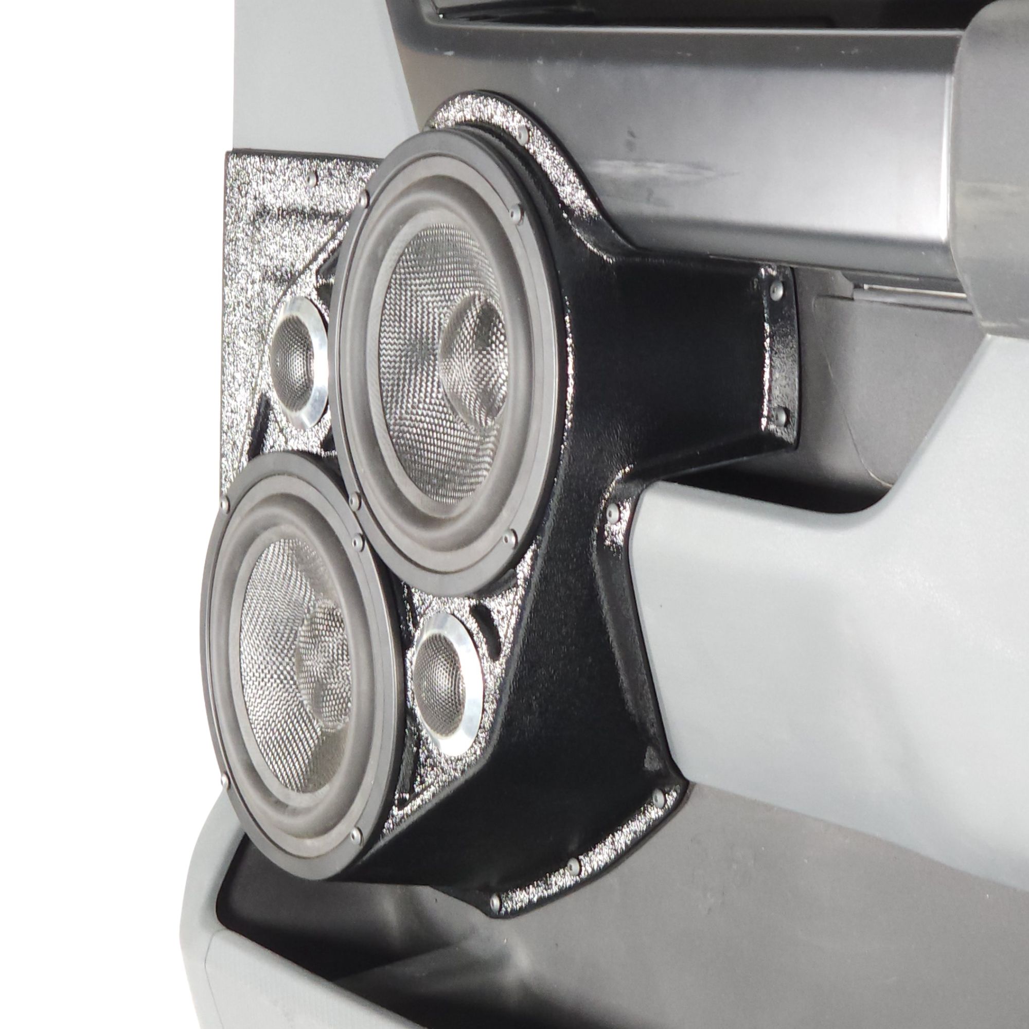Dual 6.5" + Dual 2" Tweeter Front Door Speaker Pods – 2021–2026 Ford F-150 • 2023–2026 Ford F-250 & F-350 - Image 6