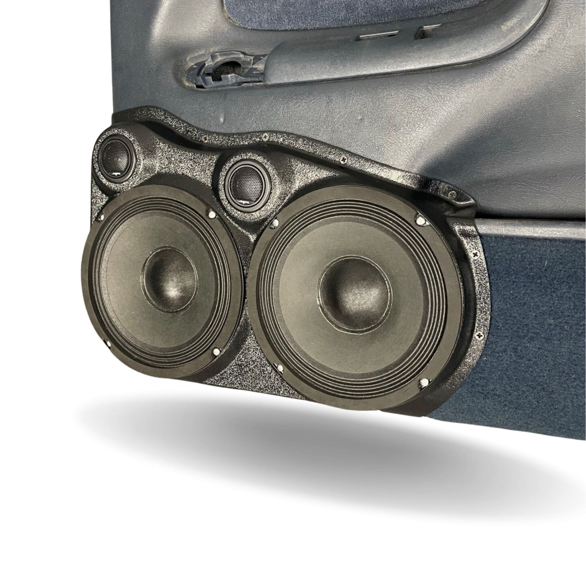 Dual 8" + Dual 2" Tweeter Front Door Speaker Pods – 1995–1999 Chevrolet Silverado, Suburban & Tahoe • GMC Sierra & Yukon • Cadillac Escalade - Image 4