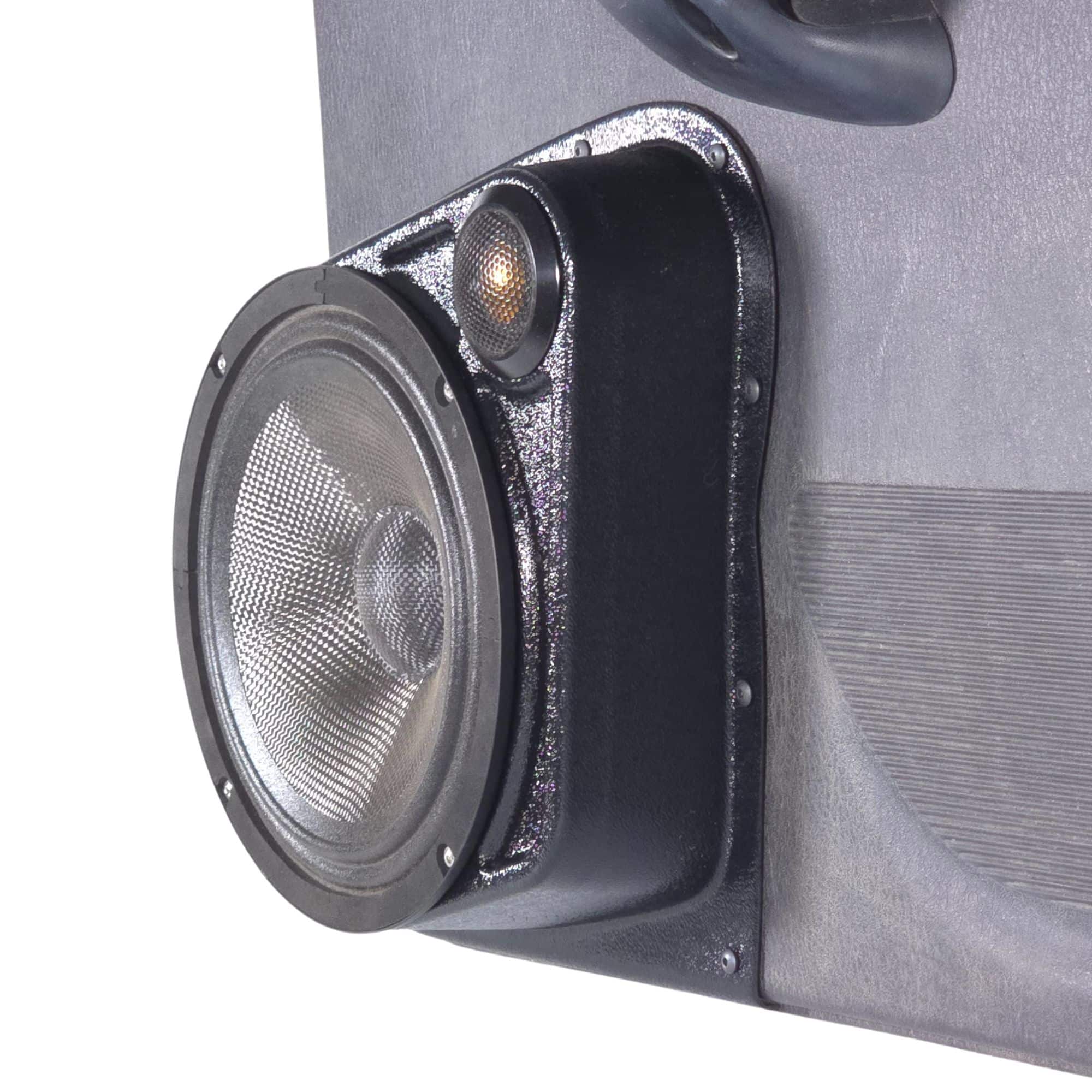 8" + 2" tweeter Front Door Speaker Pods – 1997–2001 Jeep Cherokee - Image 6