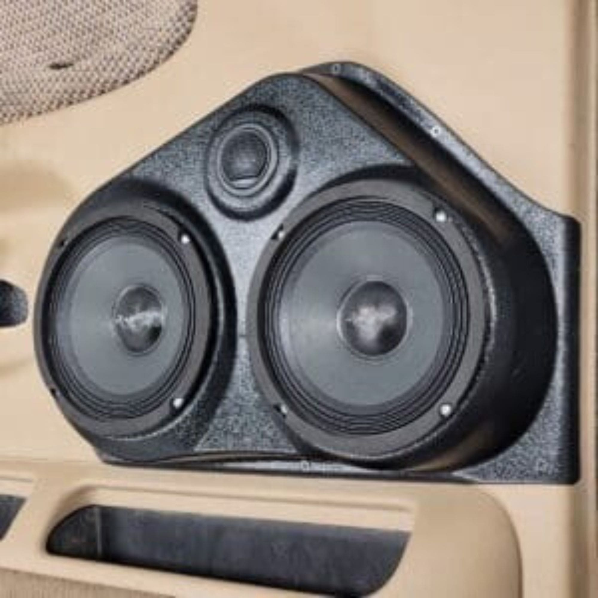 Dual 6.5" + 2" Tweeter Front Door Speaker Pods – 1999–2001 Dodge Ram – Extended Cab - Image 2