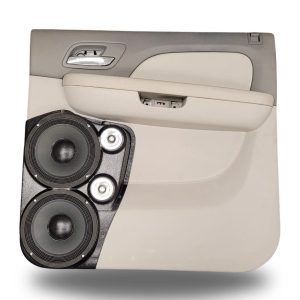 Dual 8" + Dual 2" Tweeter Rear Door Speaker Pods – 2007–2013 GM Full-Size Pickups • 2007–2014 GM Full-Size SUVs – Upper Handle