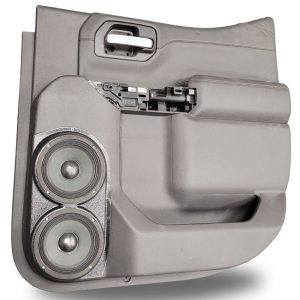 Dual 6.5" Rear Door Speaker Pods – 2019–2023 GMC Sierra • 2019–2026 Chevrolet Silverado – Crew Cab