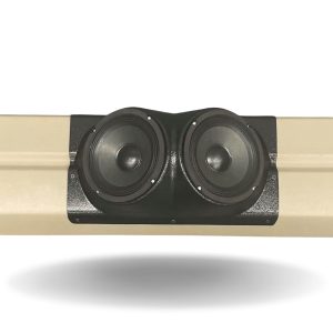 Dual 6.5" Tail Panel Speaker Pod – 1995–1999 Chevrolet Silverado & GMC Sierra – Regular Cab