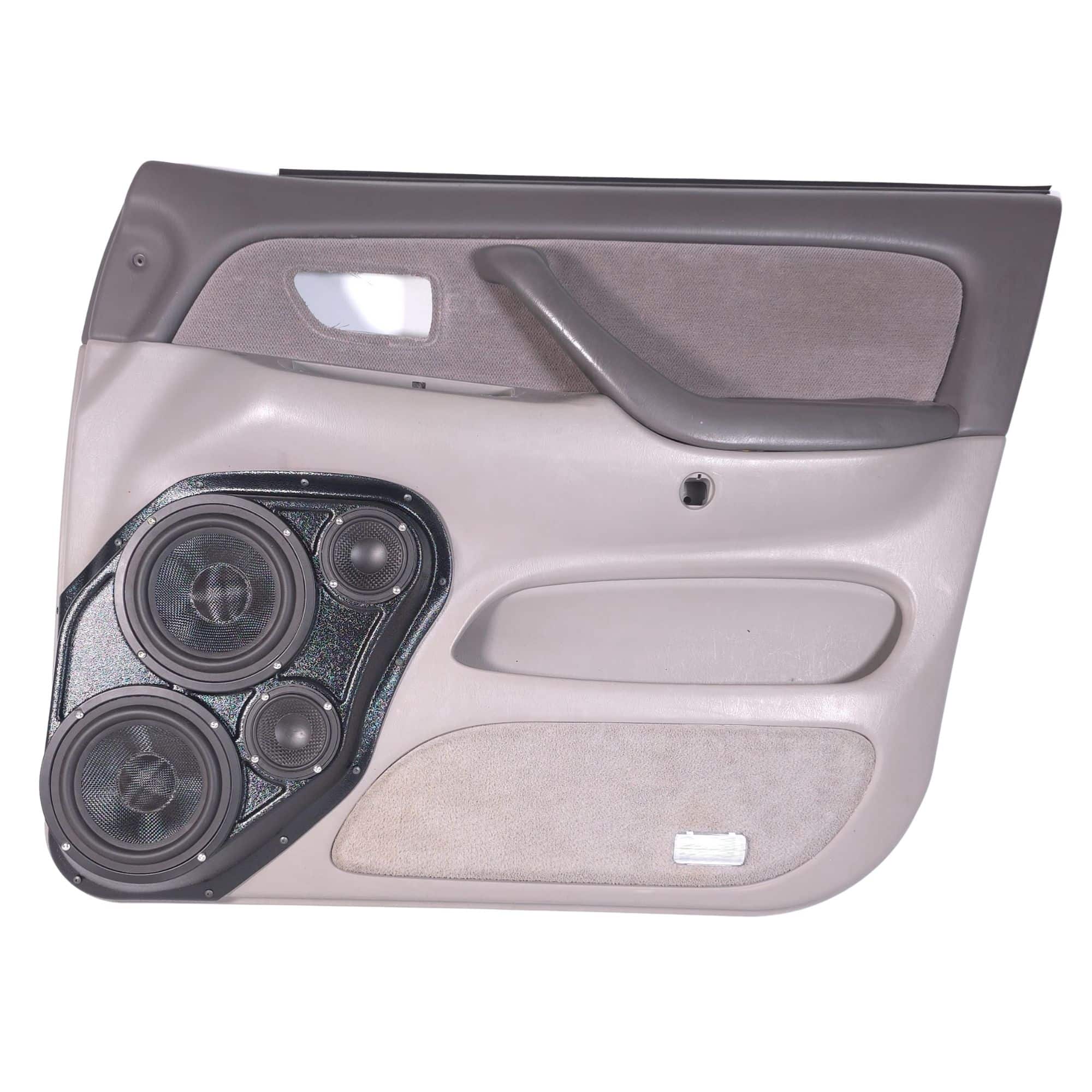 Dual 6.5" + Dual 3.5" Front Door Speaker Pods – 2001–2007 Toyota Sequoia • 2004–2006 Toyota Tundra