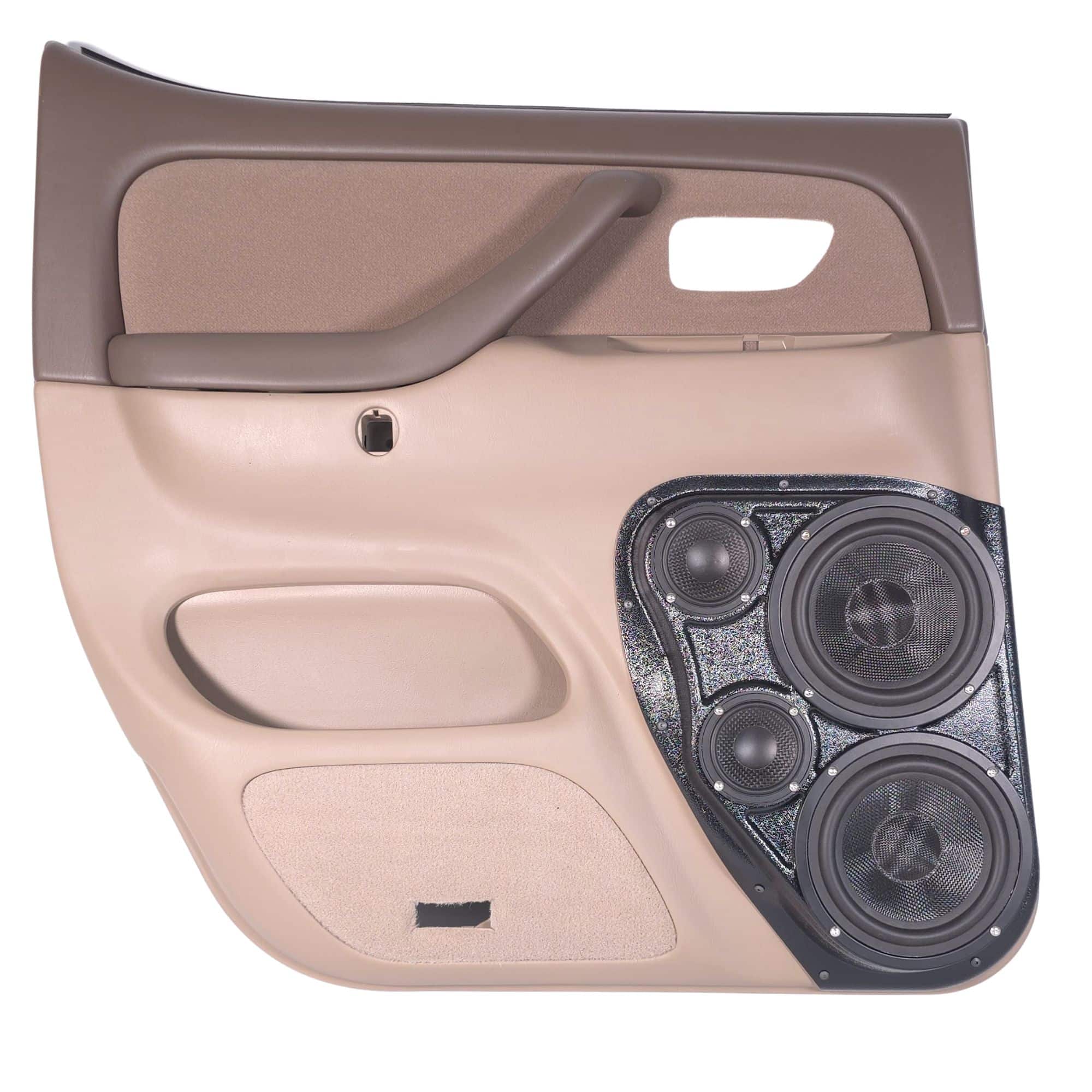 Dual 6.5" + Dual 3.5" Rear Door Speaker Pods – 2001–2007 Toyota Sequoia • 2004–2006 Toyota Tundra