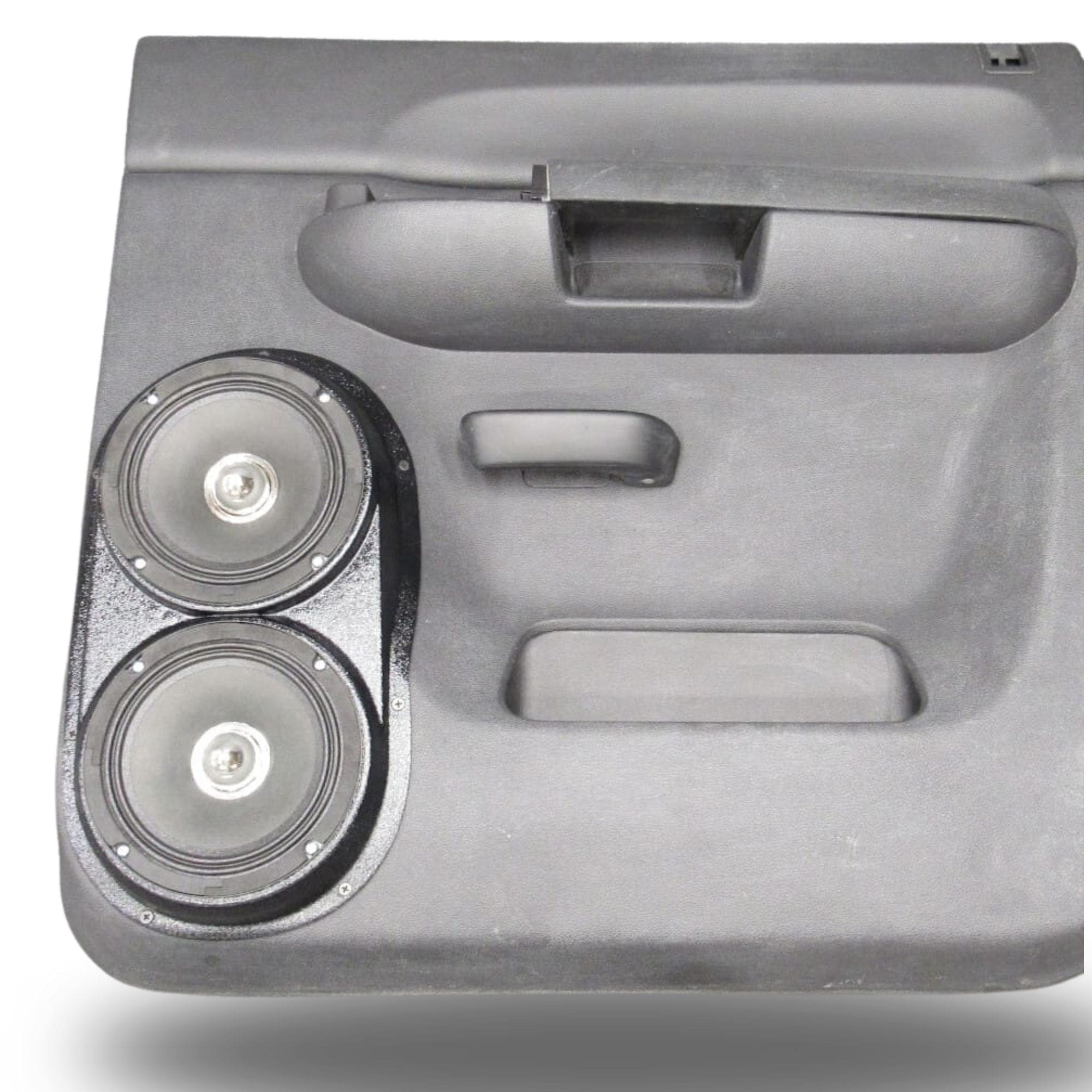 Dual 6.5" Rear Door Speaker Pods – 2007–2013 Chevrolet Silverado & GMC Sierra – Crew Cab