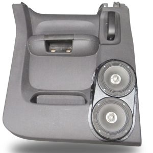 Dual 6.5" Rear Door Speaker Pods – 2007–2013 Chevrolet Silverado & GMC Sierra – Extended Cab