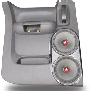 Dual 8" Rear Door Speaker Pods – 2007–2013 Chevrolet Silverado & GMC Sierra – Extended Cab