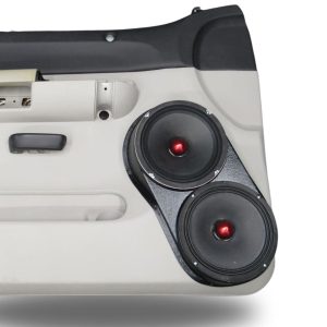 Dual 8" Front Door Speaker Pods – 2007–2009 Chevrolet Silverado & GMC Sierra – Lower Handle