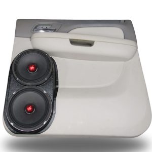 Dual 8" Rear Door Speaker Pods – 2007–2013 GM Full-Size Pickups • 2007–2014 GM Full-Size SUVs – Upper Handle
