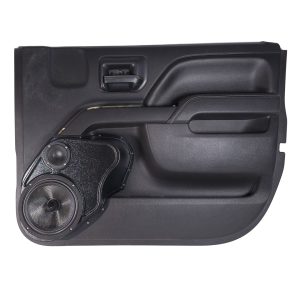 8" + 3.5" Front Door Speaker Pods – 2014–2018 Chevrolet Silverado & GMC Sierra – Large Layout