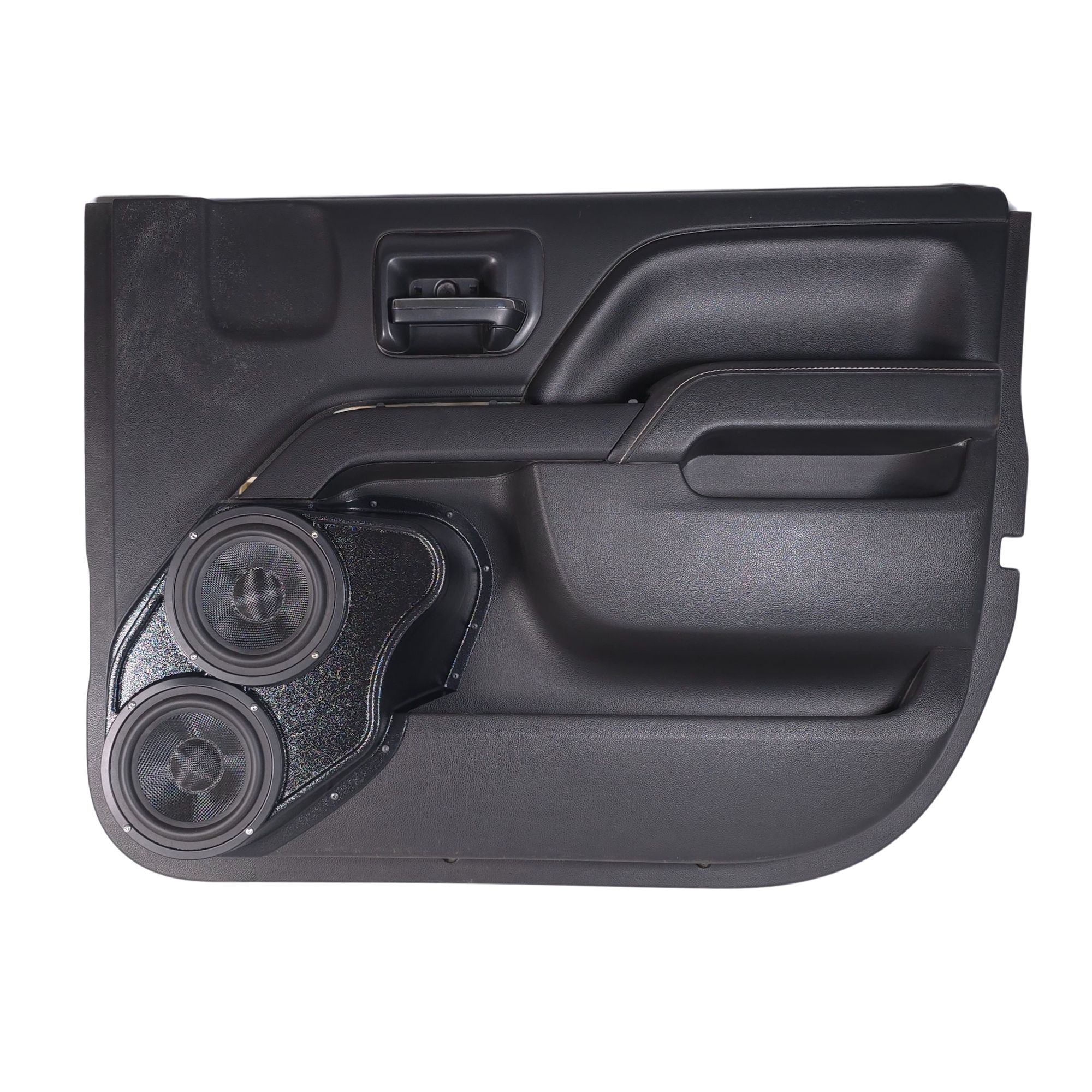 Dual 6.5" Front Door Speaker Pods – 2014–2018 Chevrolet Silverado & GMC Sierra – Alternate Style