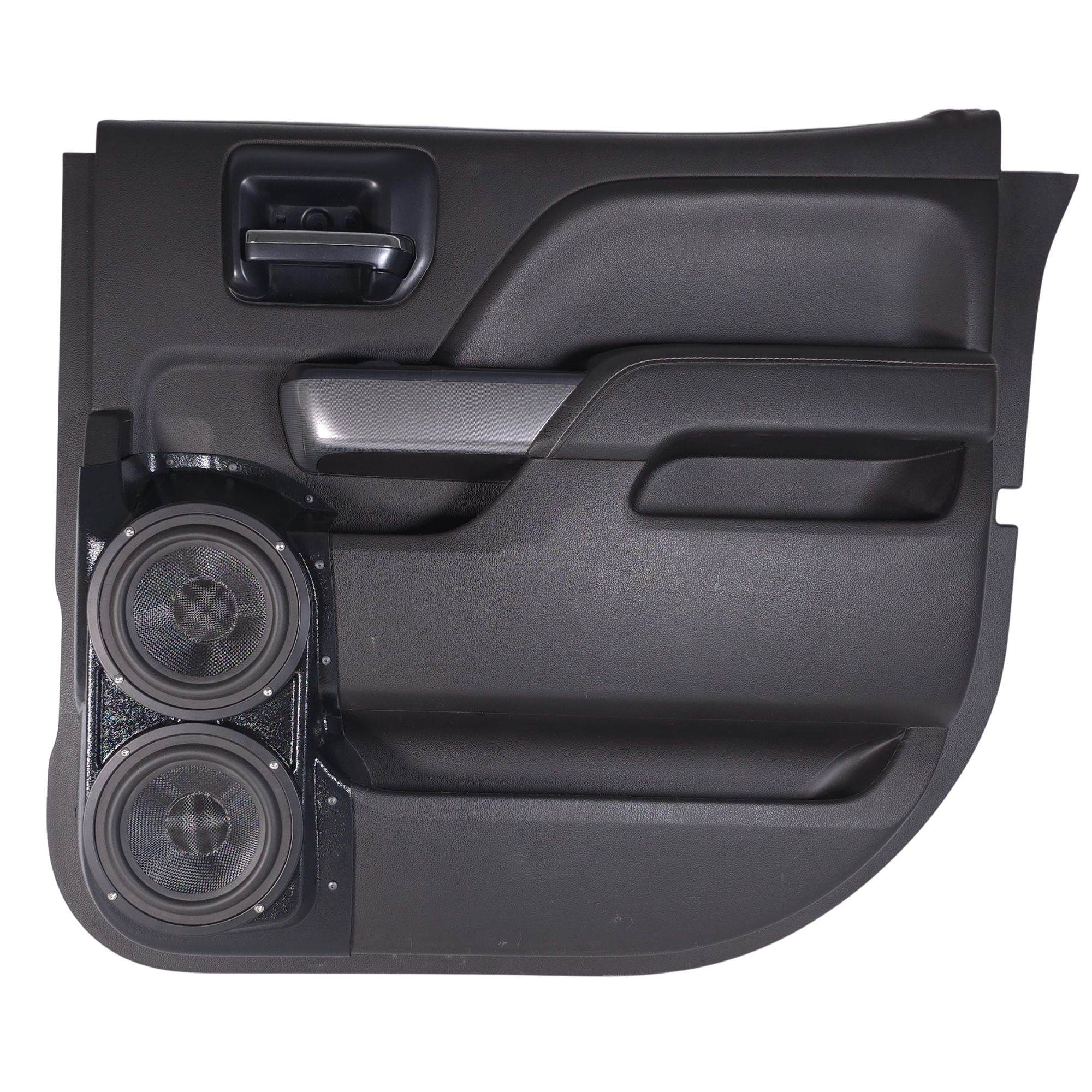 Dual 6.5" Rear Door Speaker Pods – 2014–2018 Chevrolet Silverado & GMC Sierra – Crew Cab