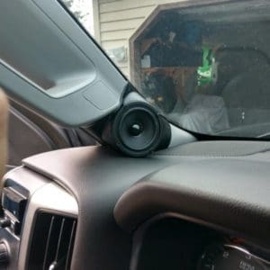 3.5" A-Pillar Speaker Pods – 2015–2020 Chevrolet Suburban & Tahoe • GMC Yukon & Yukon XL • Cadillac Escalade ESV – With Driver Handle