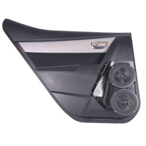 Dual 6.5" Lower Rear Door Speaker Pods – 2014–2019 Toyota Corolla