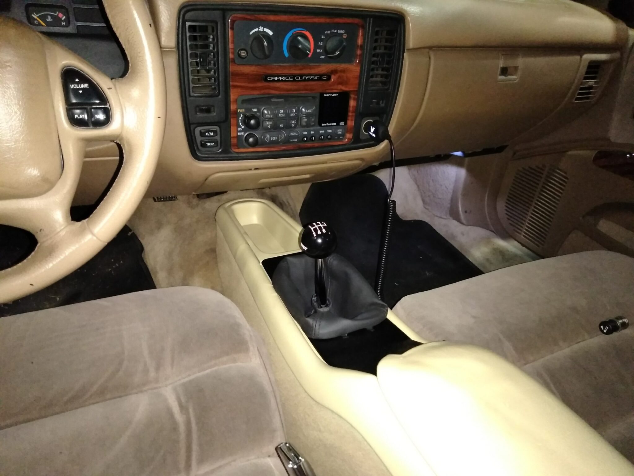 Center Console Shifter Cover Speaker Pods for the 1992-1996 Chevrolet Caprice & Impala