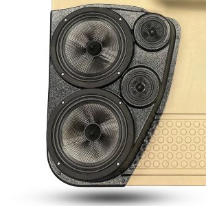 Dual 8" + Dual 3.5" Rear Door Speaker Pods – 1999–2007 Ford F-250 & F-350 – Crew Cab