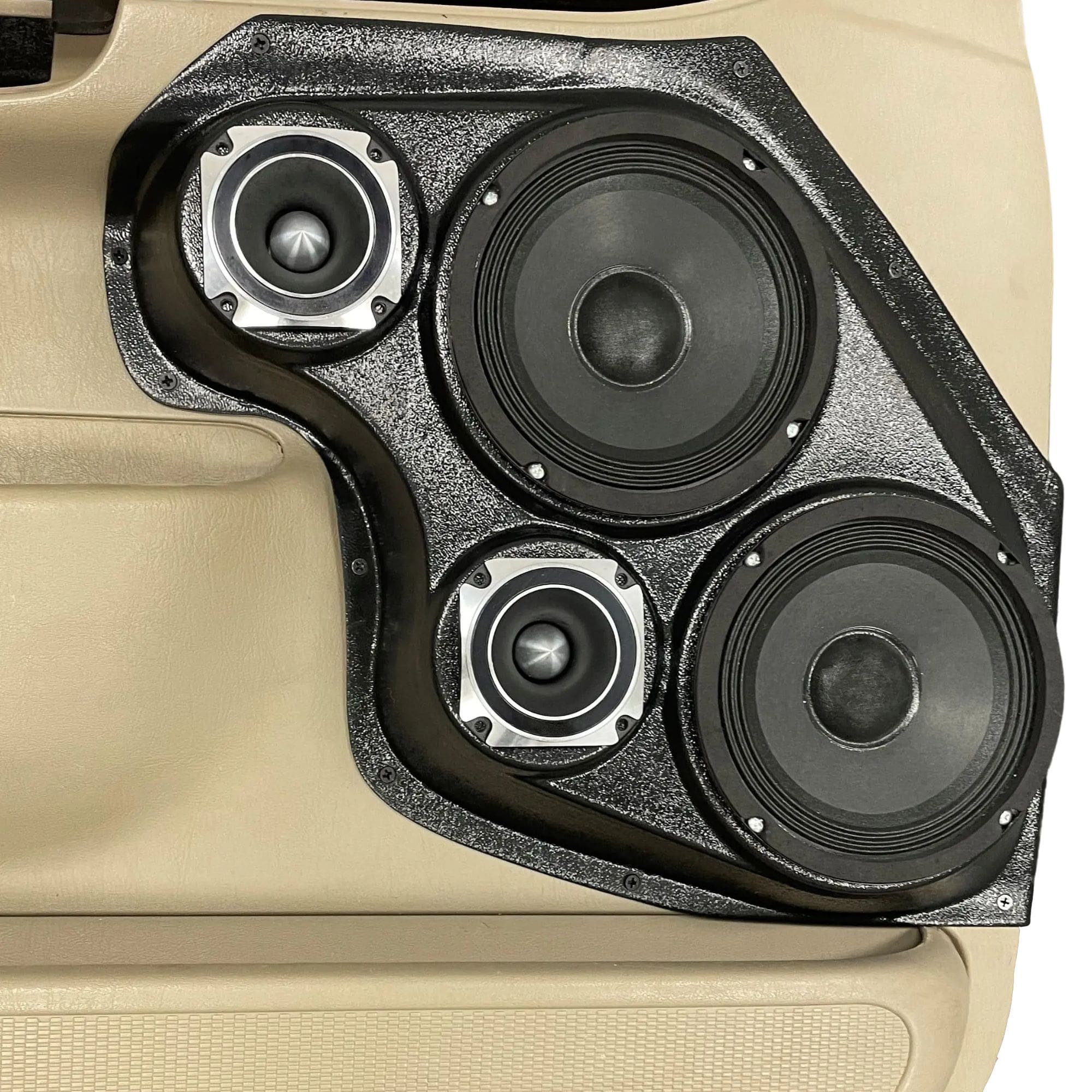 Dual 6.5" + Dual 3.5" Front Door Speaker Pods – 1999–2007 Ford Excursion & F-250 & F-350 - Image 3