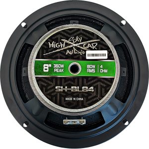 8 inch 4 ohm Midrange Loudspeaker Sky High Car Audio SH-BL84
