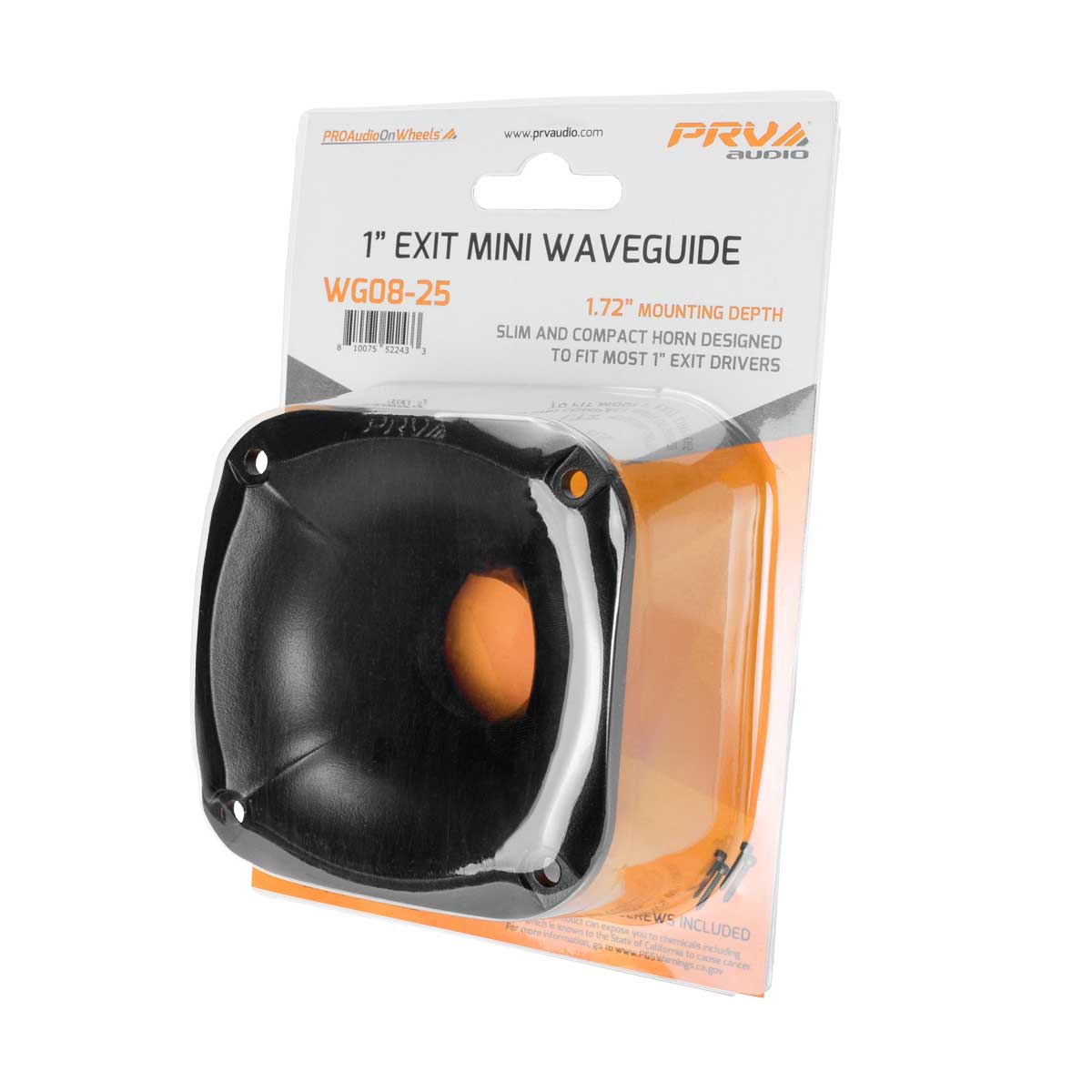 PRV 1 inch Exit Mini Wave Guide Horn 90 x 90 PRV-WG08-25 - Image 6