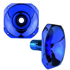 PRV 1 inch Exit Exponential Horn 45 x 45 BLUE CHROME PRV-WGP14-25BLUECR-S