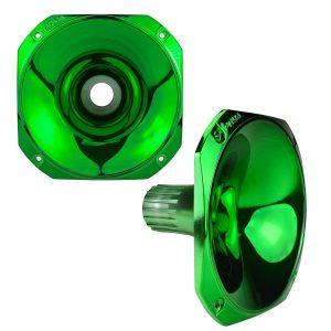 PRV 1 inch Exit Exponential Horn 45 x 45 GREEN CHROME PRV-WGP14-25GREENCR-S