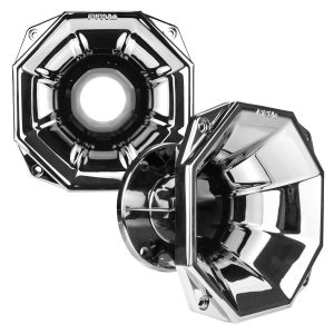 PRV 2 inch Exit Octagonal Horn 60 x 60 CHROME PRV-WGP14-50XChrome