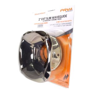PRV 2 inch Exit SLIM Octagonal Horn 60 x 60 CHROME PRV-WGP14-50XSLIMCHROME