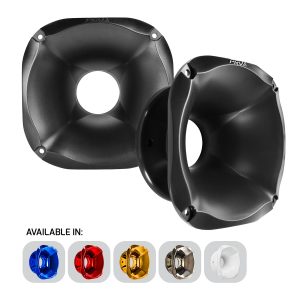 PRV 2 inch Exit SLIM Octagonal Horn 60 x 60 BLACK PRV-WGP14-50XSLIM